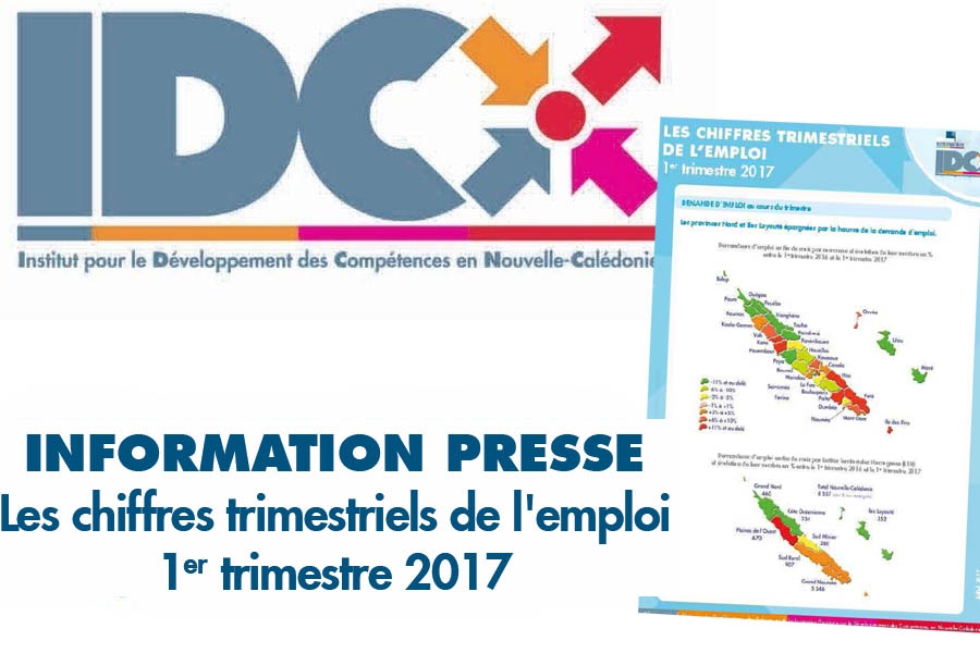 Les chiffres trimestriels de l'emploi 1er trimestre 2017