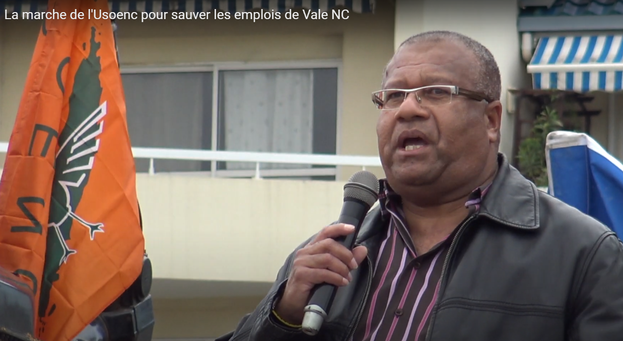 La marche de l'Usoenc pour sauver les emplois de VALE NC